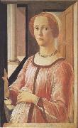 Sandro Botticelli Portrait of Smeralda Brandini Sweden oil painting artist